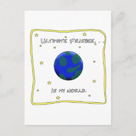 Cartão Postal O Último Frisbee É O Meu Mundo
