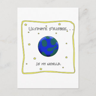 Cartão Postal O Último Frisbee É O Meu Mundo