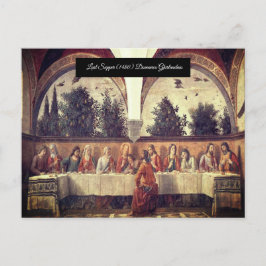 Cartão Postal O último jantar