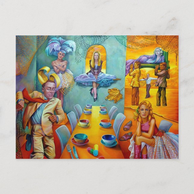 Cartão Postal O último jantar (Frente)