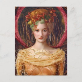 Cartão Postal O único vestido de espaguete