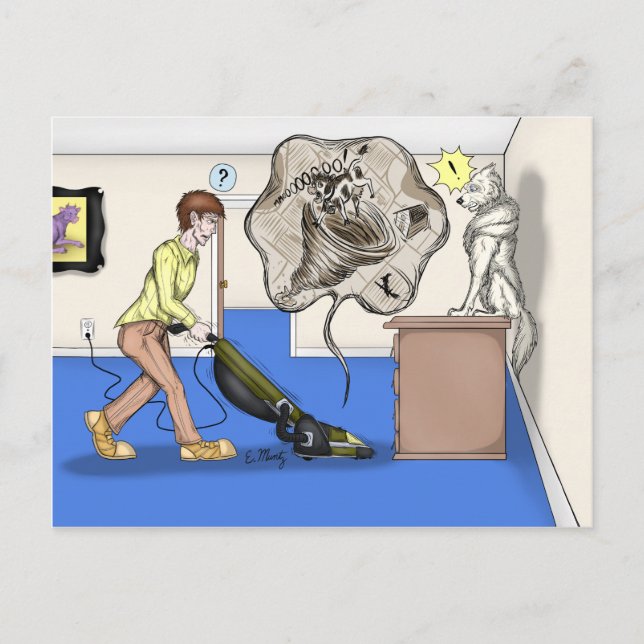 Cartão Postal O vácuo de torção (Frente)