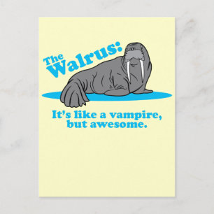 Cartão Postal O vampiro da morsa