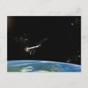 Cartão Postal O Veículo de Lançamento Atlas V541 em Órbita.