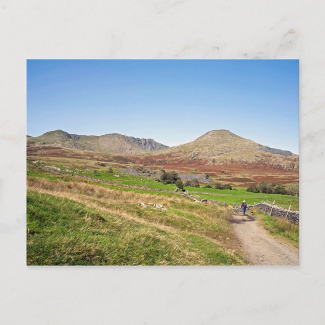 Cartão Postal O Velho Homem de Coniston (Frente)