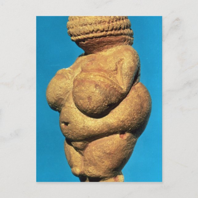 Cartão Postal O Venus de Willendorf (Frente)