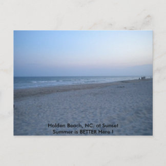 Cartão Postal O verão é melhor aqui