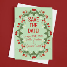 O Verão Inteiro Morangos Salva-a-Data