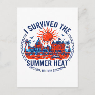 Cartão Postal O Verão Sobrevivido Calor Victoria Colúmbia Britân