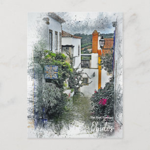 Cartão Postal O Verdadeiro Portugal- Óbidos