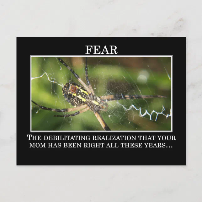 Cartão Postal O verdadeiro significado do medo