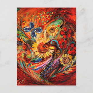 Cartão Postal O Vermelho em Vermelho