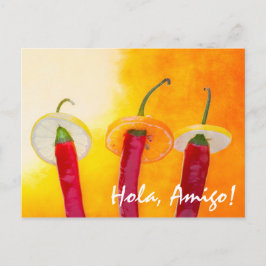 Cartão Postal O Vermelho, O Quente, O Chili