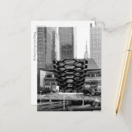 Cartão Postal O Vessel & O Empire State Building