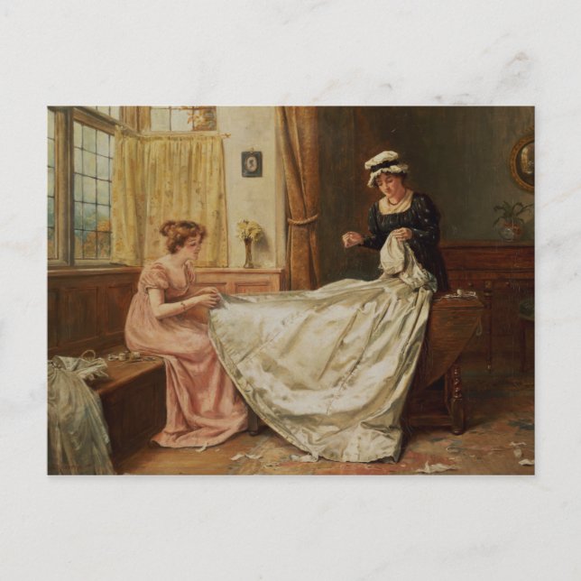 Cartão Postal O Vestido De Casamento (Frente)