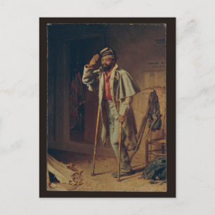 Cartão Postal O Veterano, Madeira - Guerra Civil - Afro-American