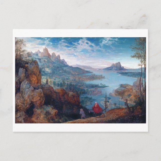 Cartão Postal O voo para o Egito, Pieter Bruegel (Frente)