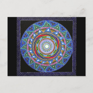 Cartão Postal O Vortex de espiralamento (cartão)