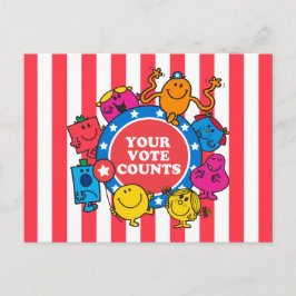 Cartão Postal O Voto Conta!