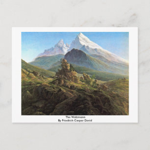 Cartão Postal O Watzmann Por Friedrich Caspar David
