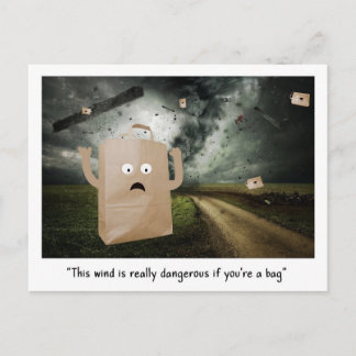 Cartão Postal O Windy Bag