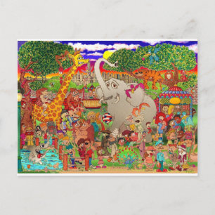 Cartão Postal O zoológico do Bronx não está gangado