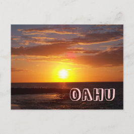 Cartão Postal Oahu Sunset