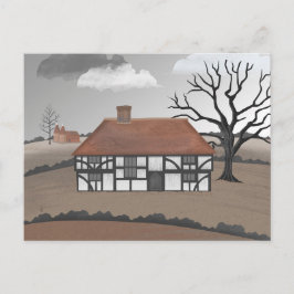 Cartão Postal Oak Tree Manor Postcard
