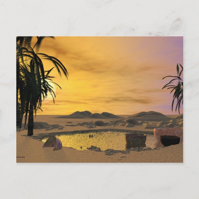 CARTÃO POSTAL OASIS (Frente)