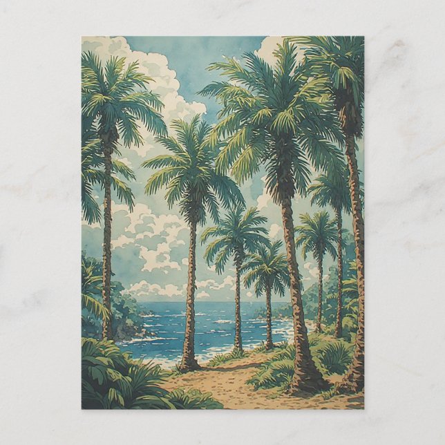 Cartão Postal Oásis Tropical Costeiro (Frente)