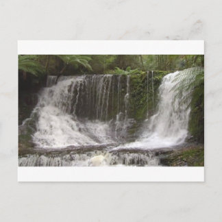 Cartão Postal Oasis Waterfall na Tasmânia a sul da Austrália