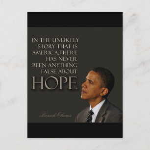 Cartão Postal Obama