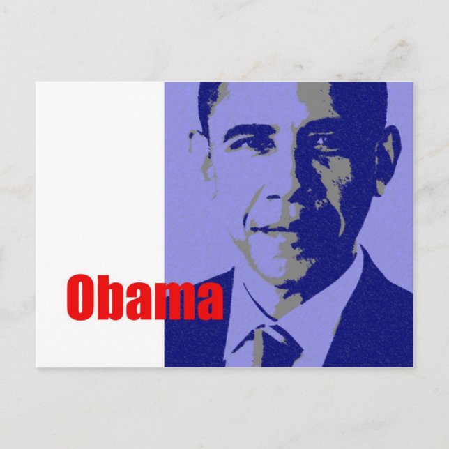 Cartão Postal Obama (Frente)