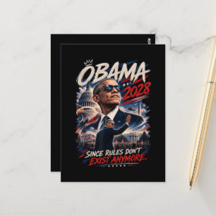 Cartão Postal Obama 2020 Já que as Regras Não Existem Mais