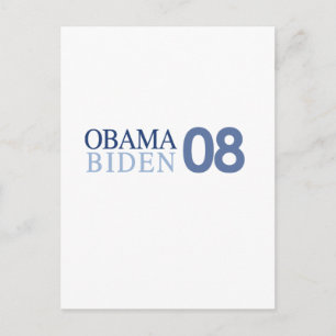 Cartão Postal Obama Biden '08