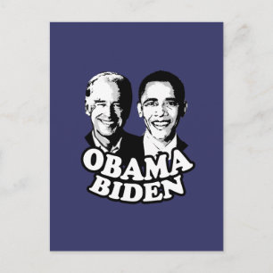 Cartão Postal Obama Biden T-shirt