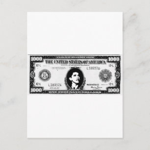 Cartão Postal Obama Cash
