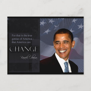 Cartão Postal Obama Cote