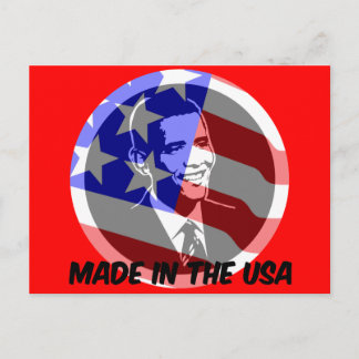 Cartão Postal Obama feito nos EUA