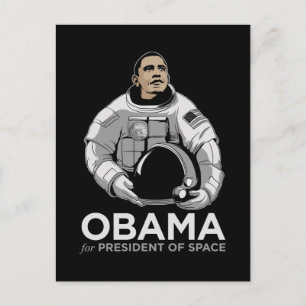Cartão Postal Obama para Presidente do Espaço