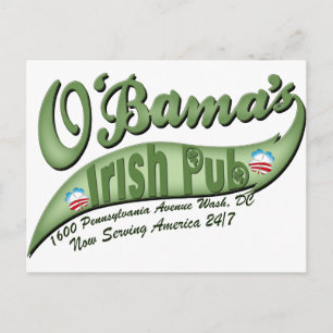 Cartão Postal O'bama's Irish Pub