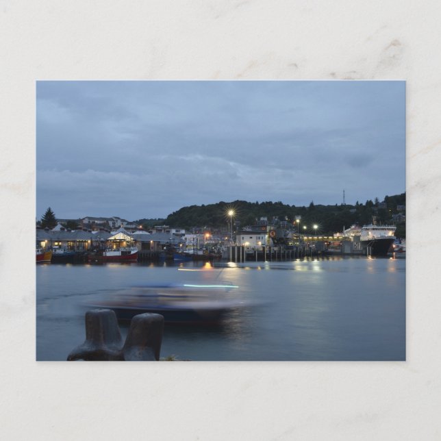 Cartão Postal Oban Harbour (Frente)