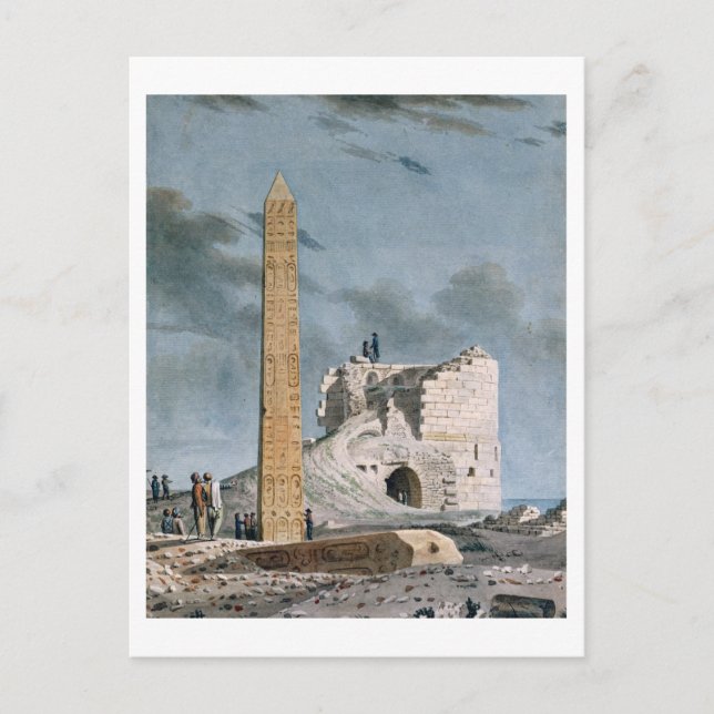 Cartão Postal Obelisco de Cleópatra (c/c no papel) (Frente)