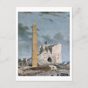 Cartão Postal Obelisco de Cleópatra (c/c no papel)