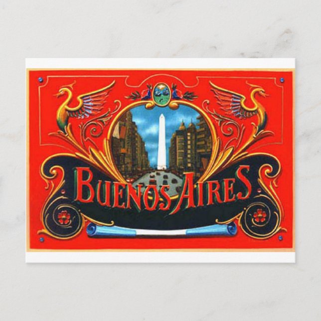 Cartão Postal Obelisco firulete (Frente)