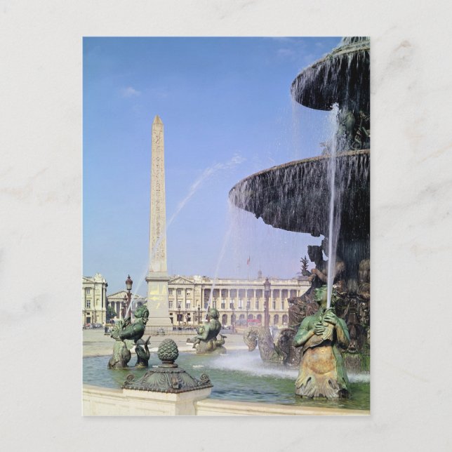 Cartão Postal Obelisk, original de Luxor, erigido em 1836 (Frente)