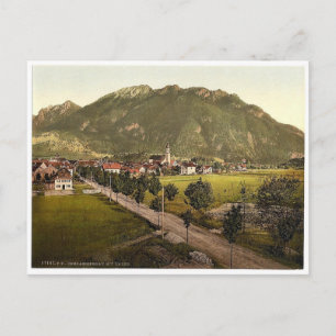 Cartão Postal Oberammergau com Laber, Alta Baviera, mães da Alem