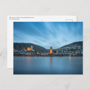 Cartão Postal Oberwesel Alemanha