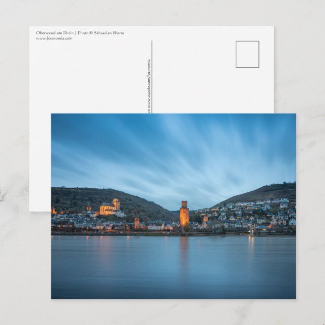 Cartão Postal Oberwesel Alemanha (Frente/Verso)