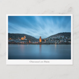 Cartão Postal Oberwesel am Rhein, Alemanha